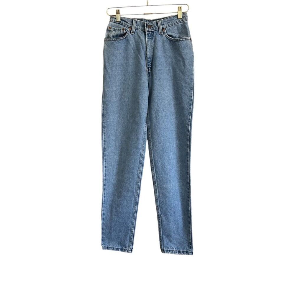 Vintage Levi's High Rise‎ Jeans Misses 9 Light Blue Made in The USA 90's Casual